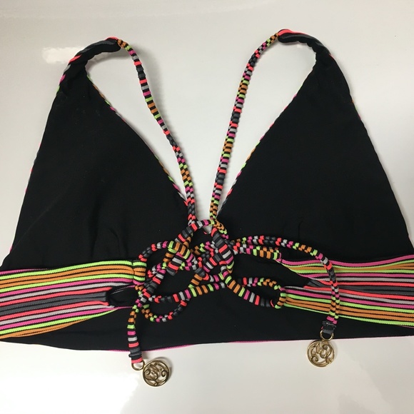 LULI FAMA Jungle Glow REVERSIBLE Two Piece Bikini EUC - Picture 9 of 13